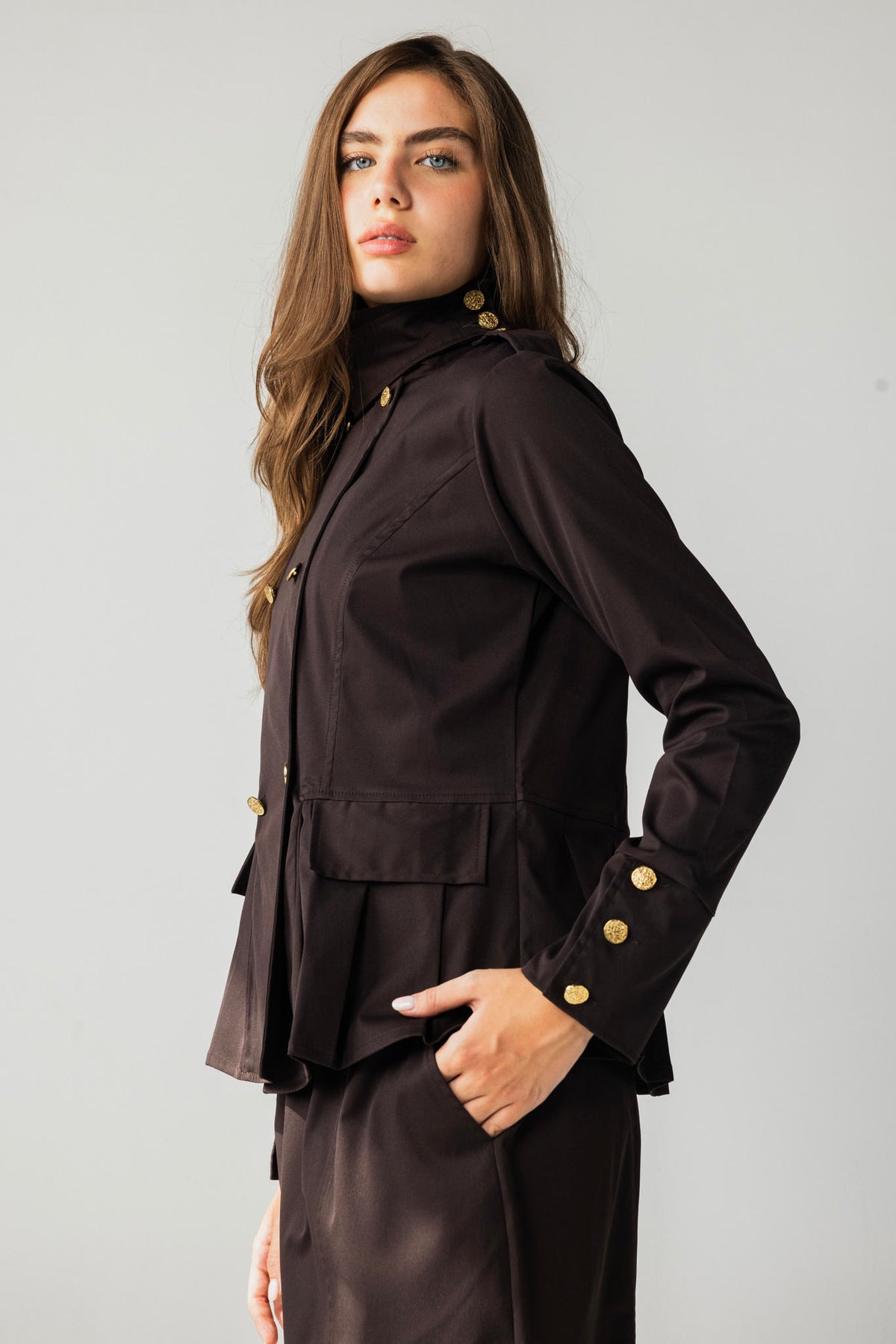 Gold Button Jacket