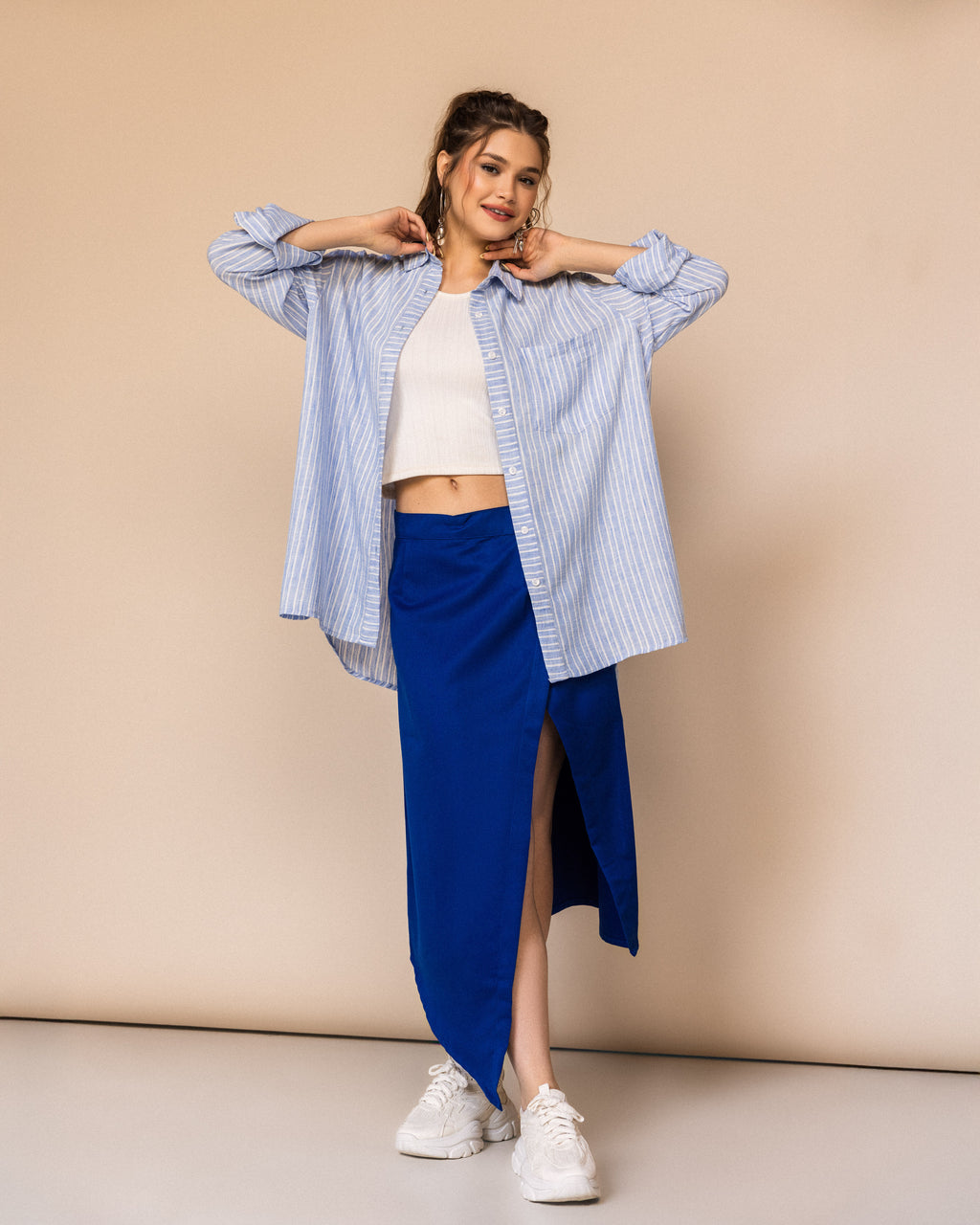 Gabardine Wrap Skirt
