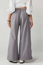 Side Stripe Wide-Leg Pants