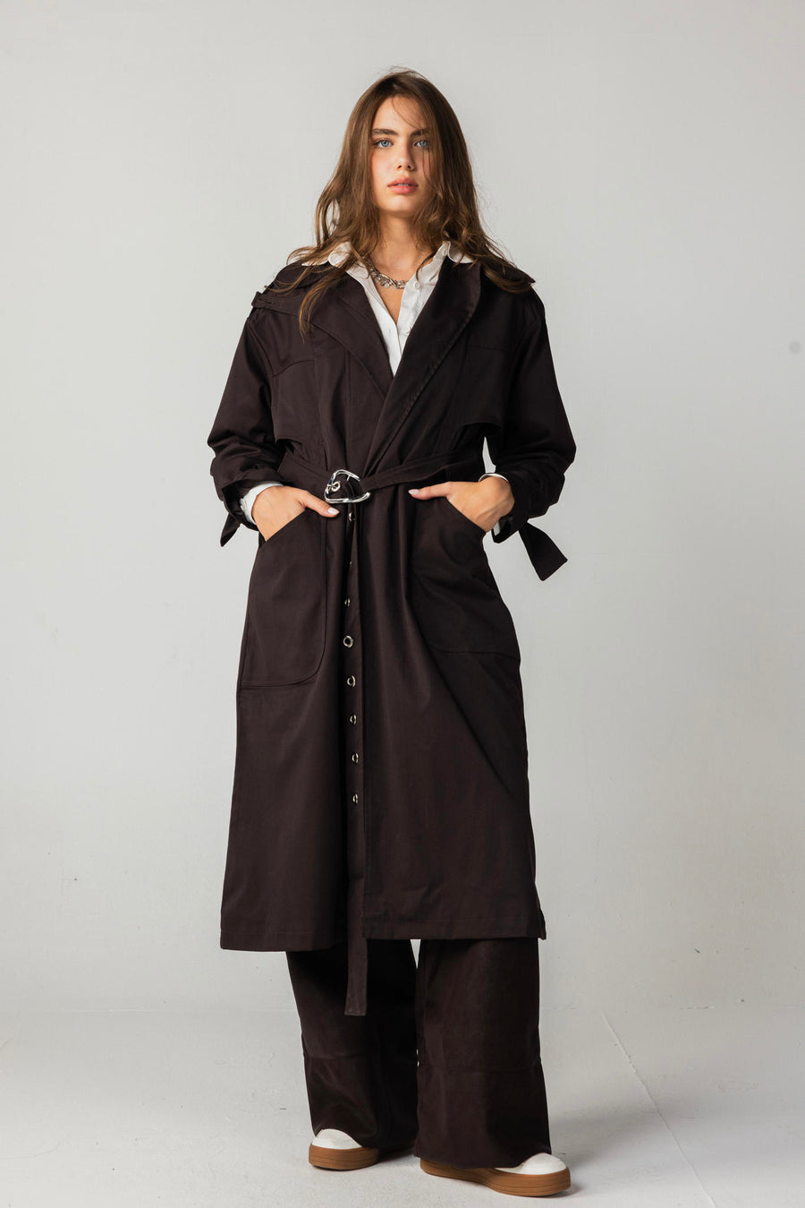 Belted Pocket Coat