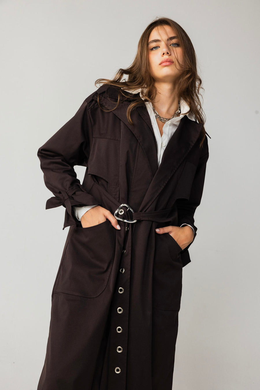 Belted Pocket Coat