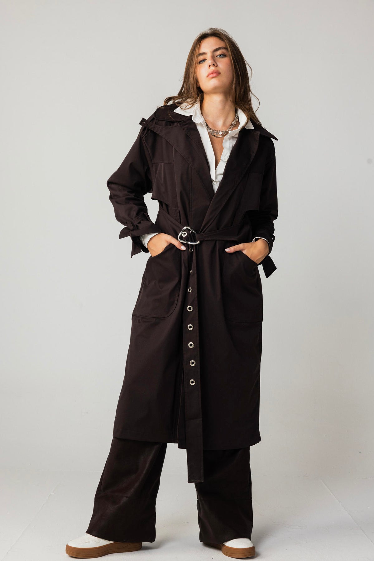 Belted Pocket Coat