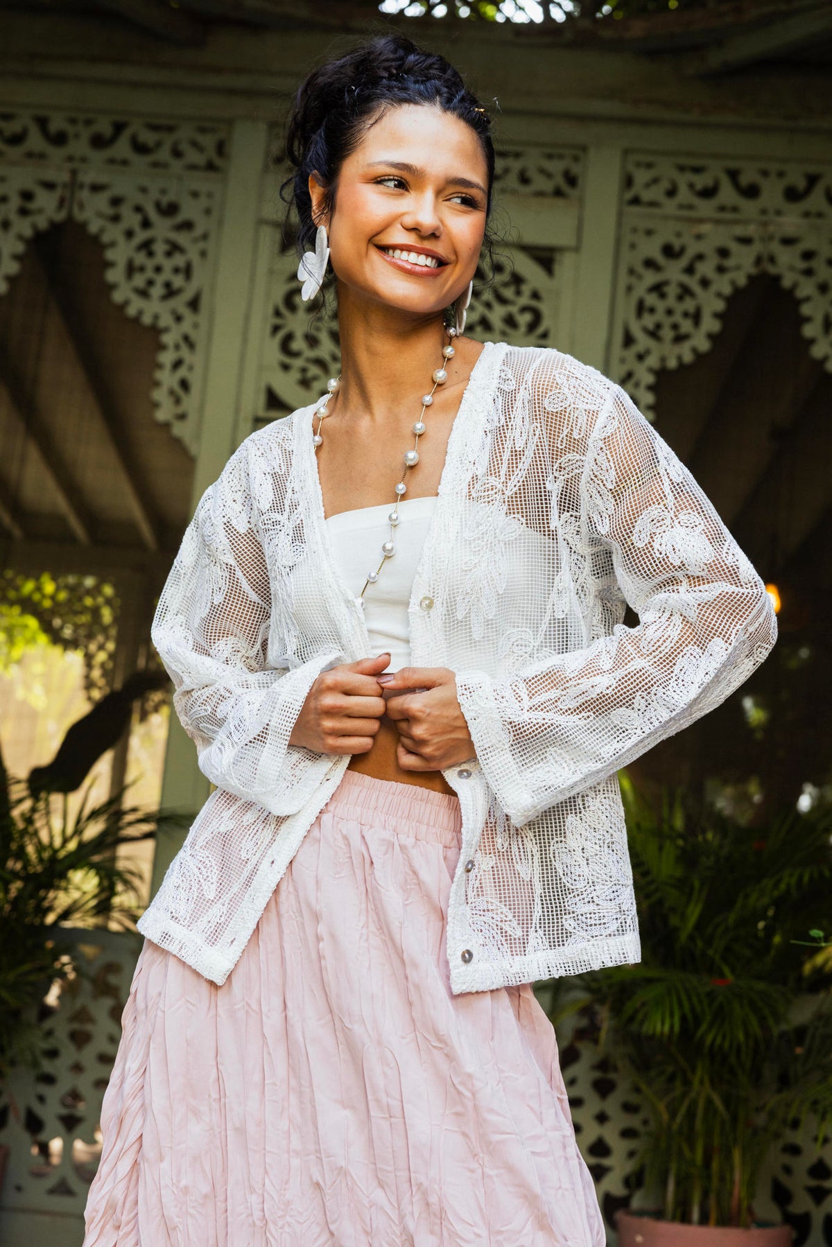 Spark Mesh Blouse