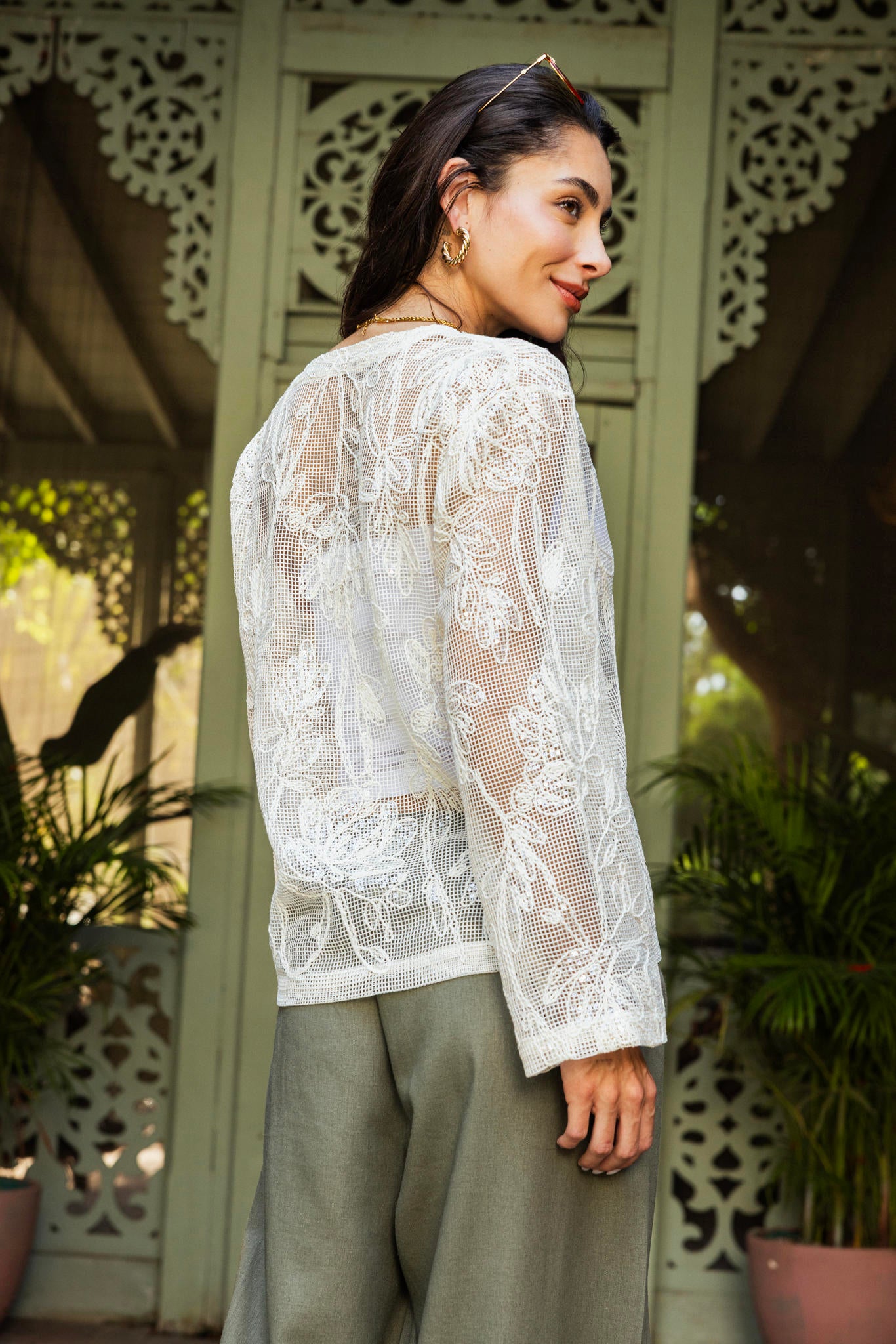 Spark Mesh Cardigan