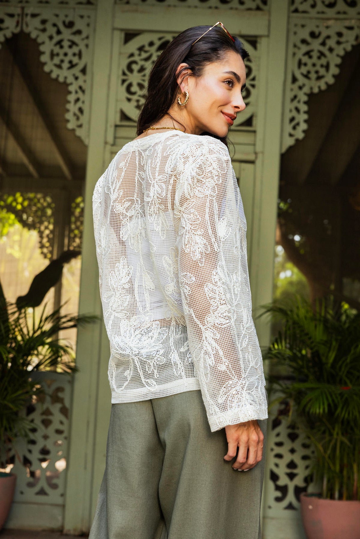 Spark Mesh Blouse