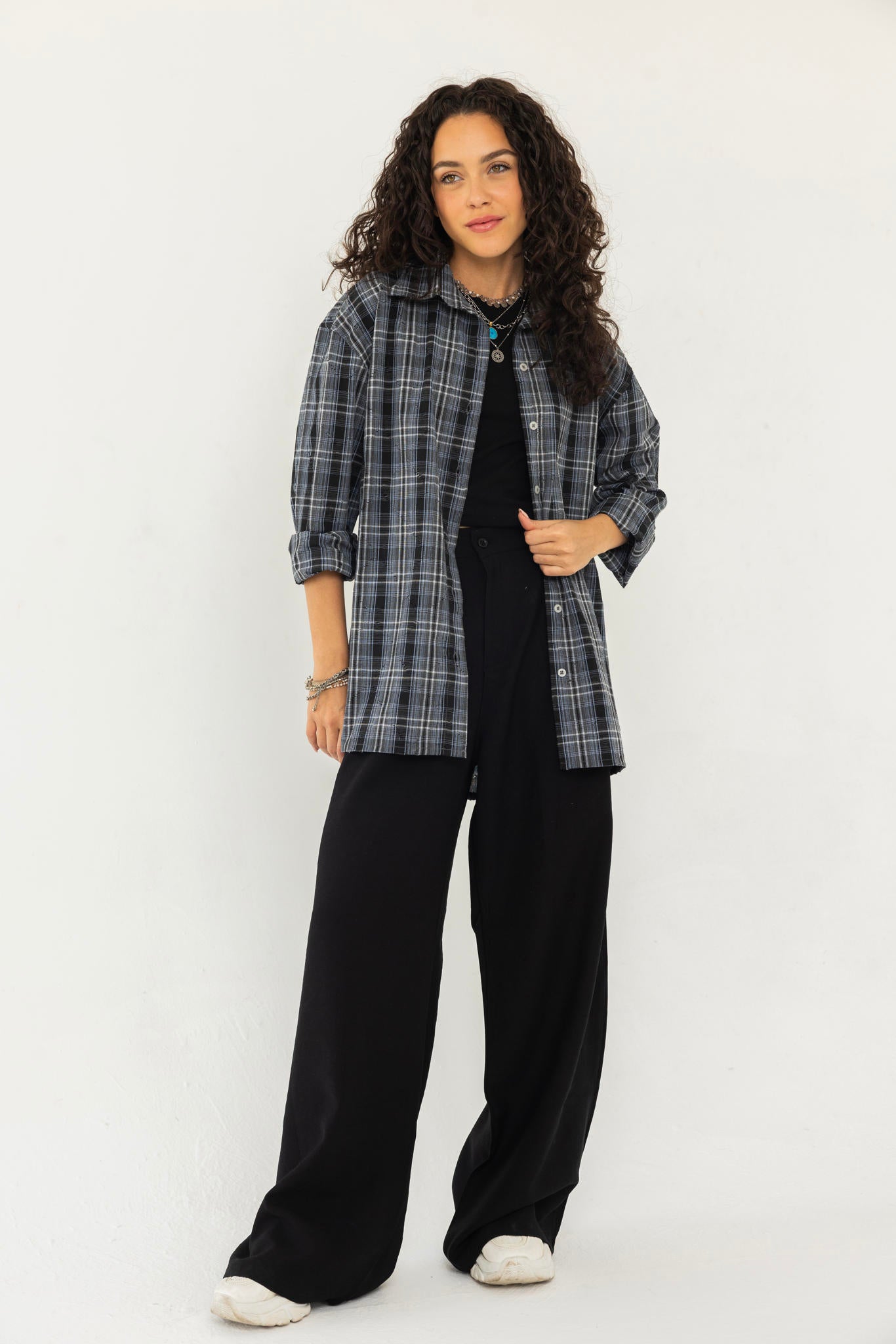 Plaid Oversize Shirt