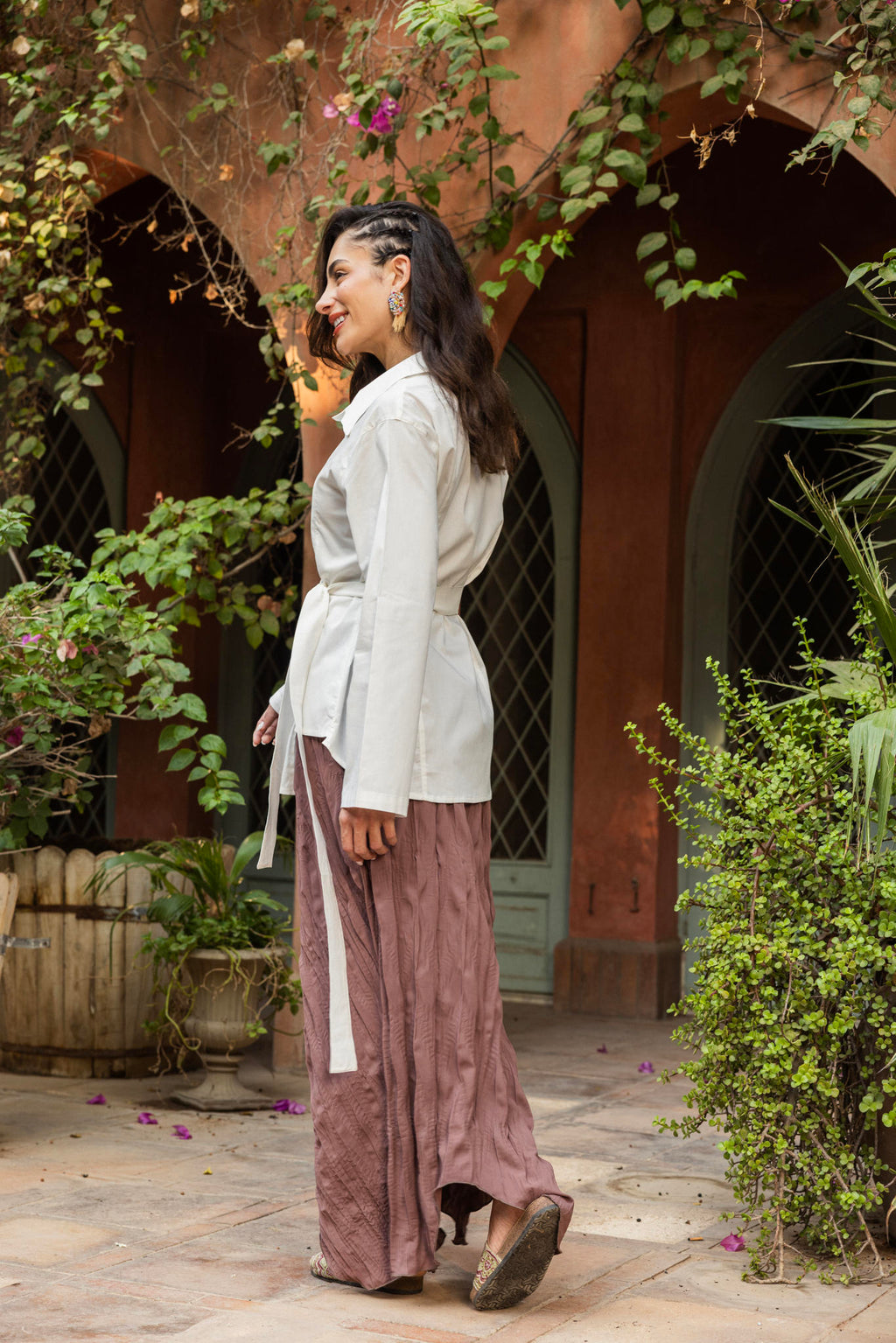 Tie-Waist Shirt