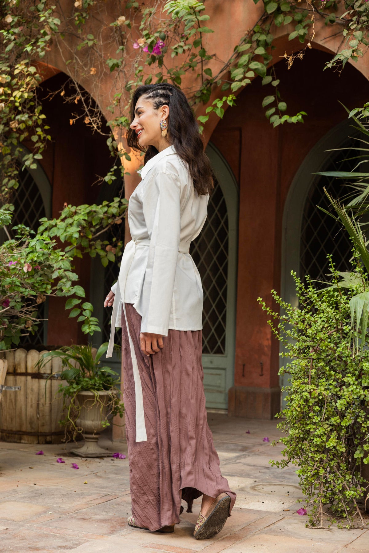 Tie-Waist Shirt