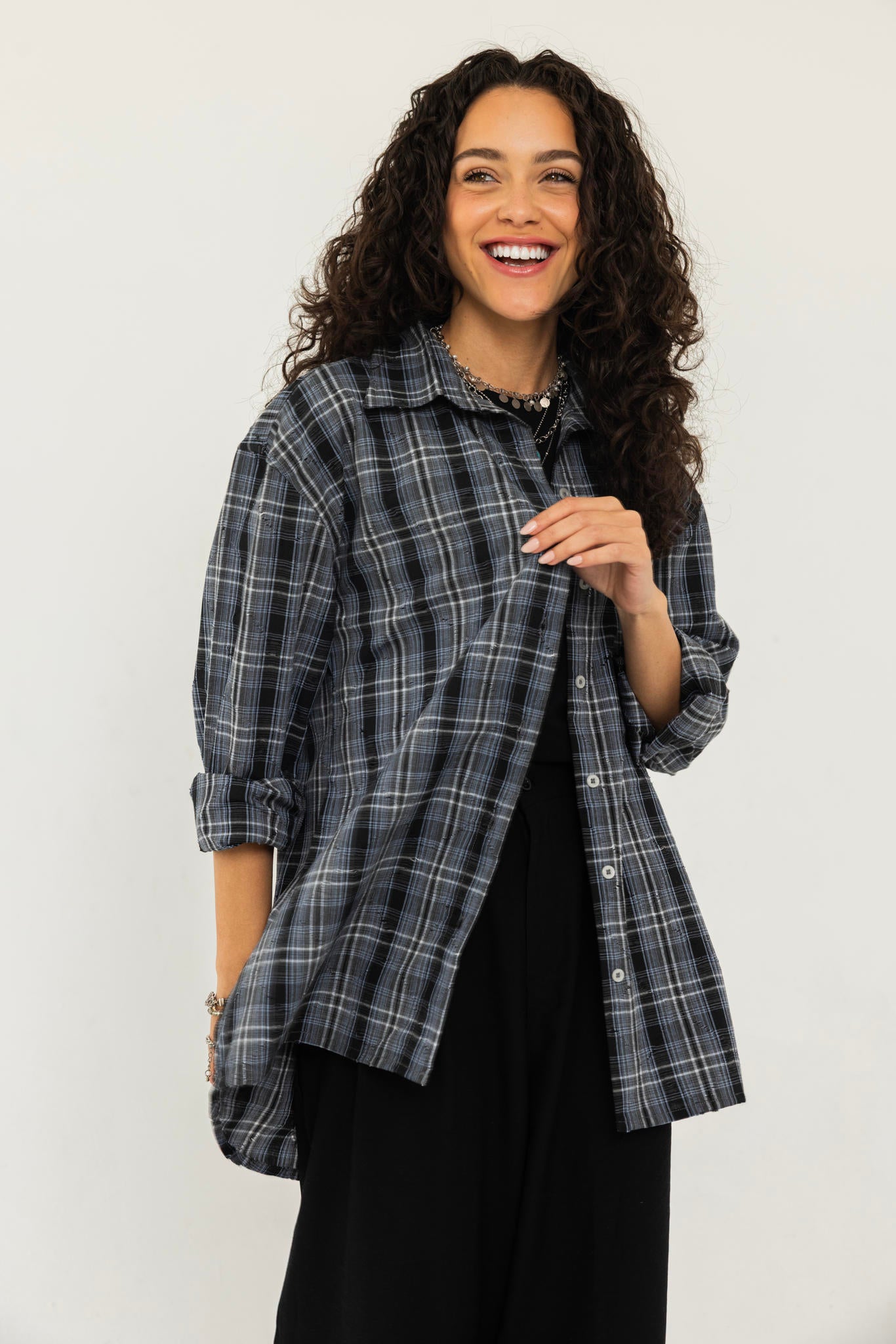 Plaid Oversize Shirt