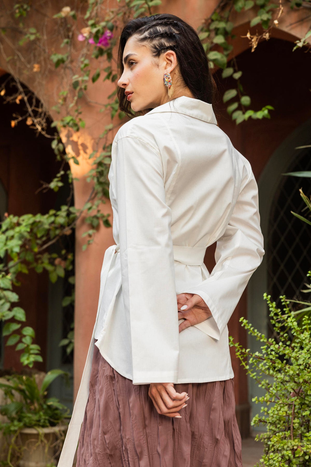 Tie-Waist Shirt