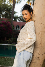 Crochet Knit Top