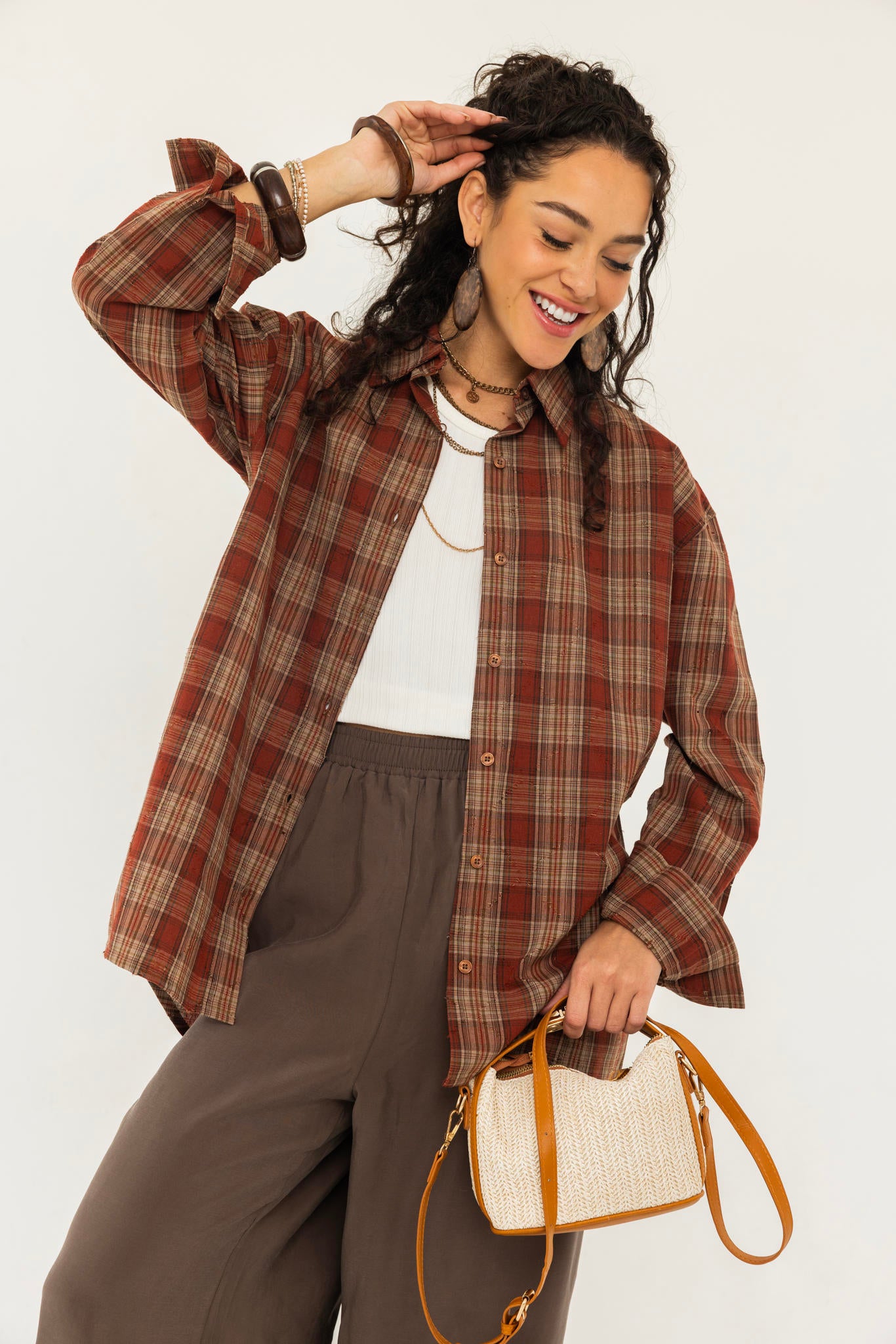 Plaid Oversize Shirt
