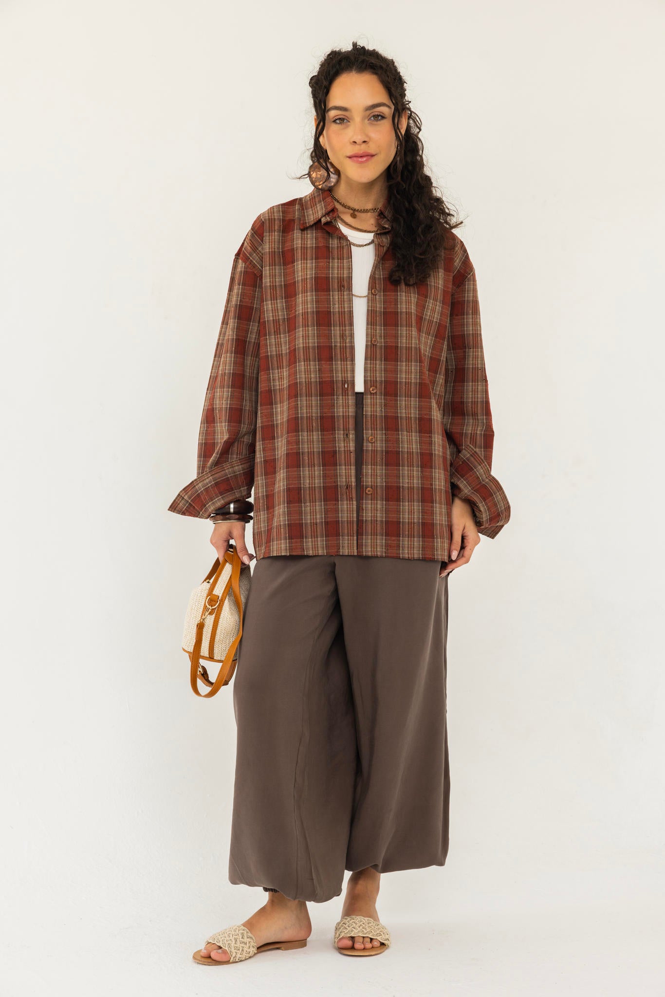 Plaid Oversize Shirt