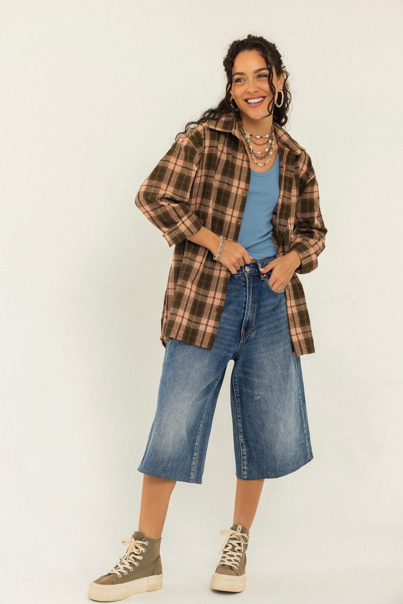 Plaid Oversize Shirt