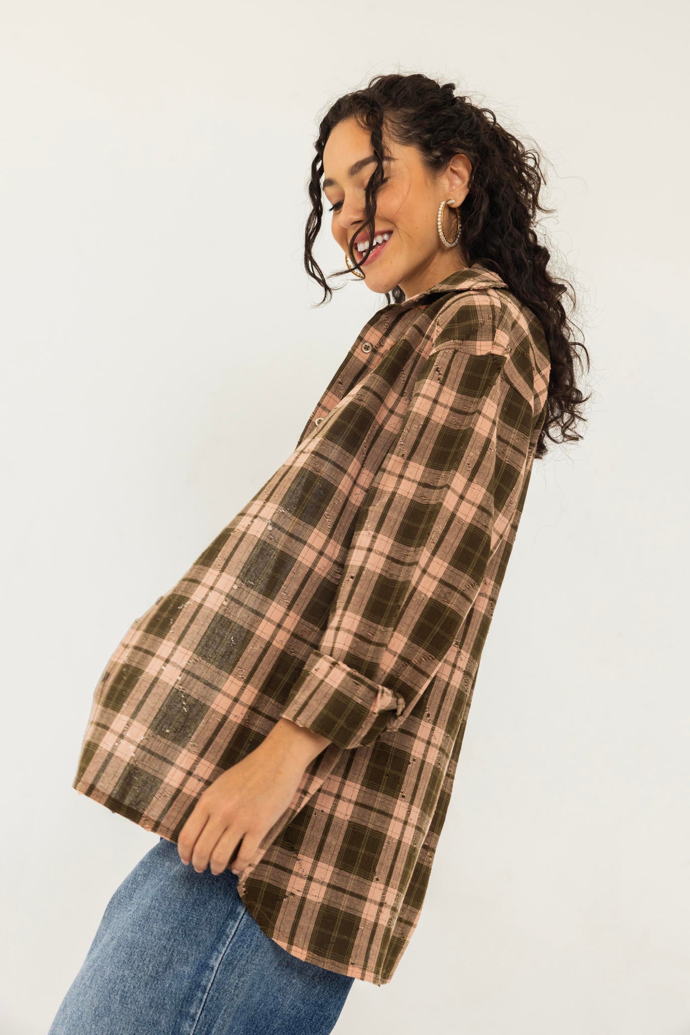 Plaid Oversize Shirt