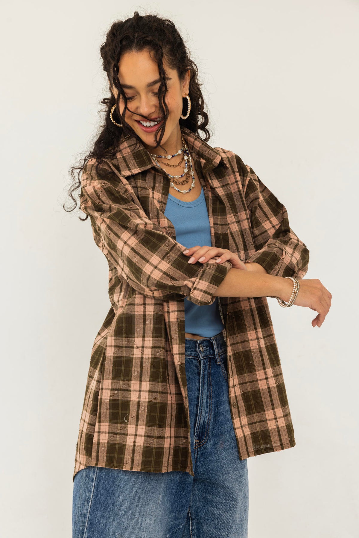 Plaid Oversize Shirt