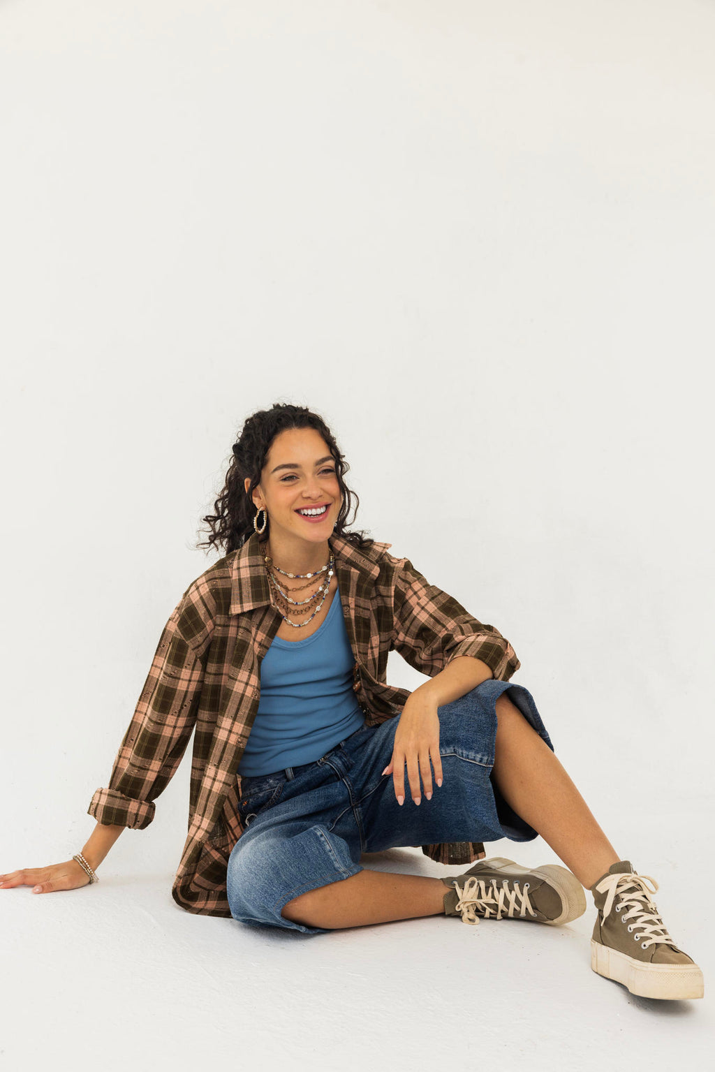 Plaid Oversize Shirt