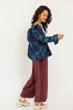 Jacquard Denim Shirt