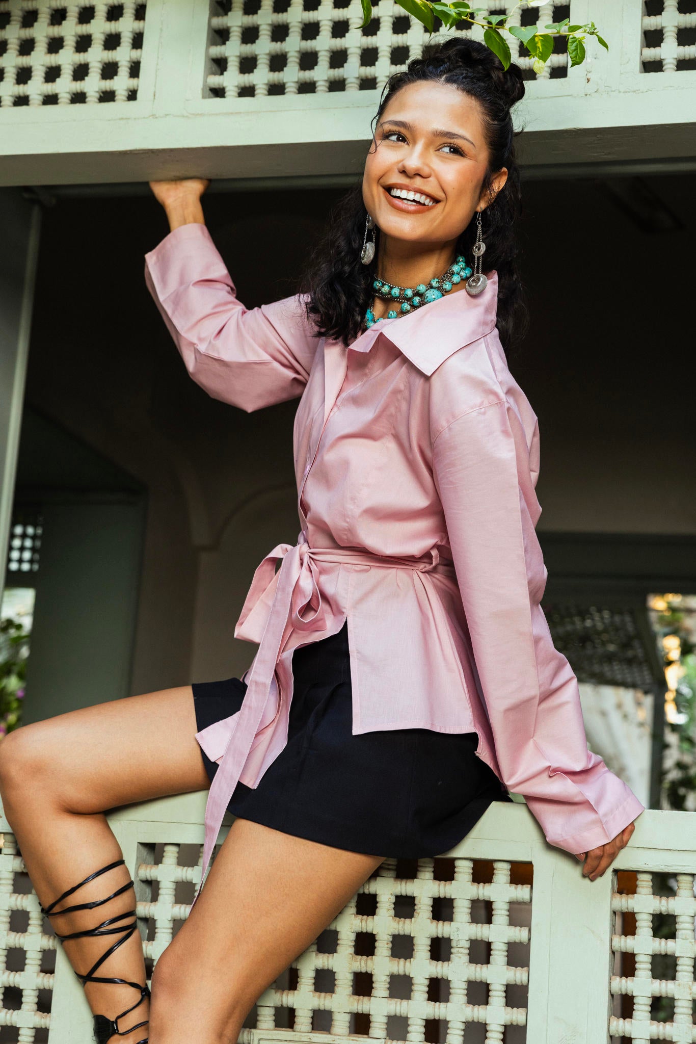 Tie-Waist Shirt