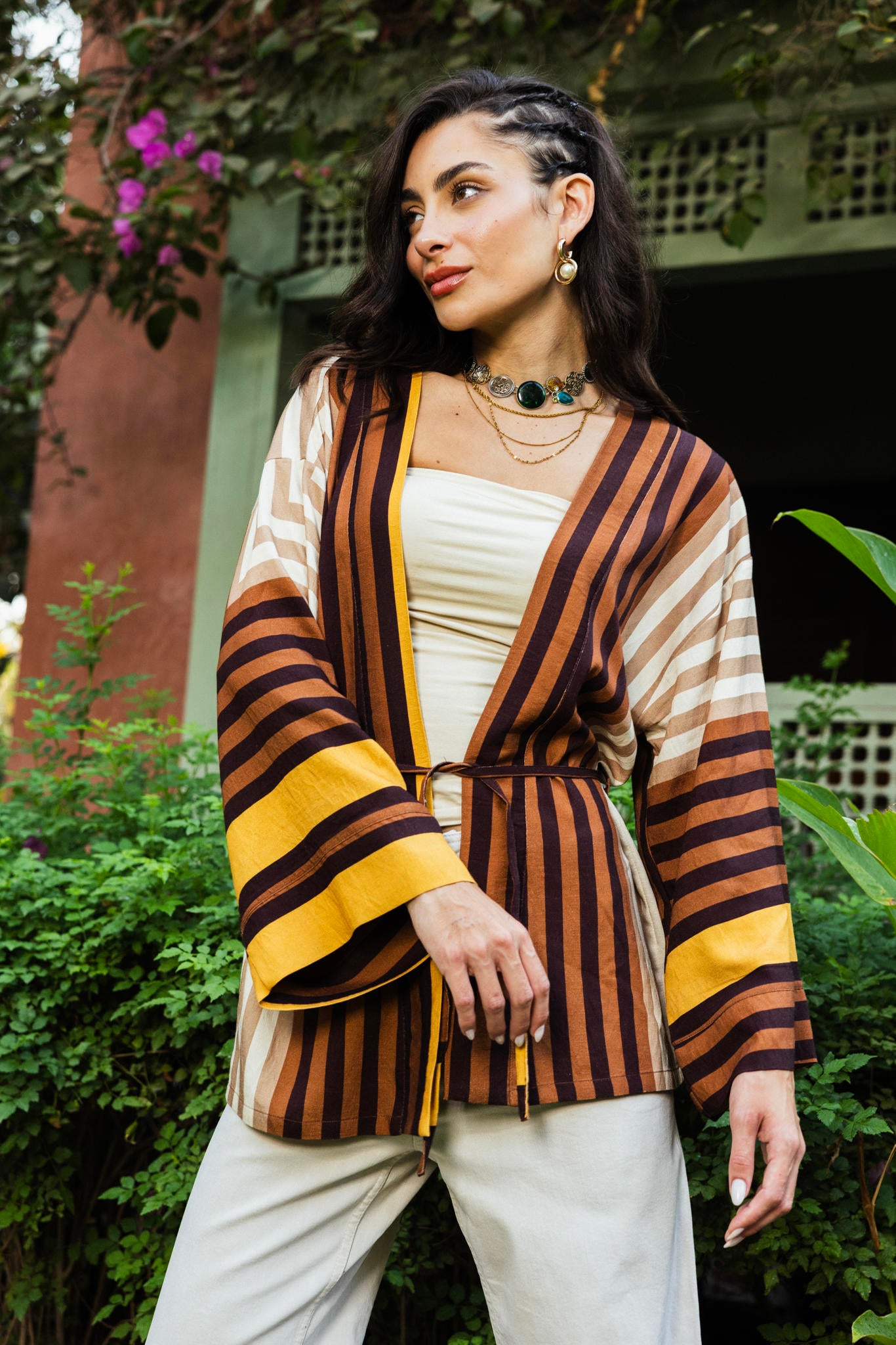 Mixed Lines Cardigan