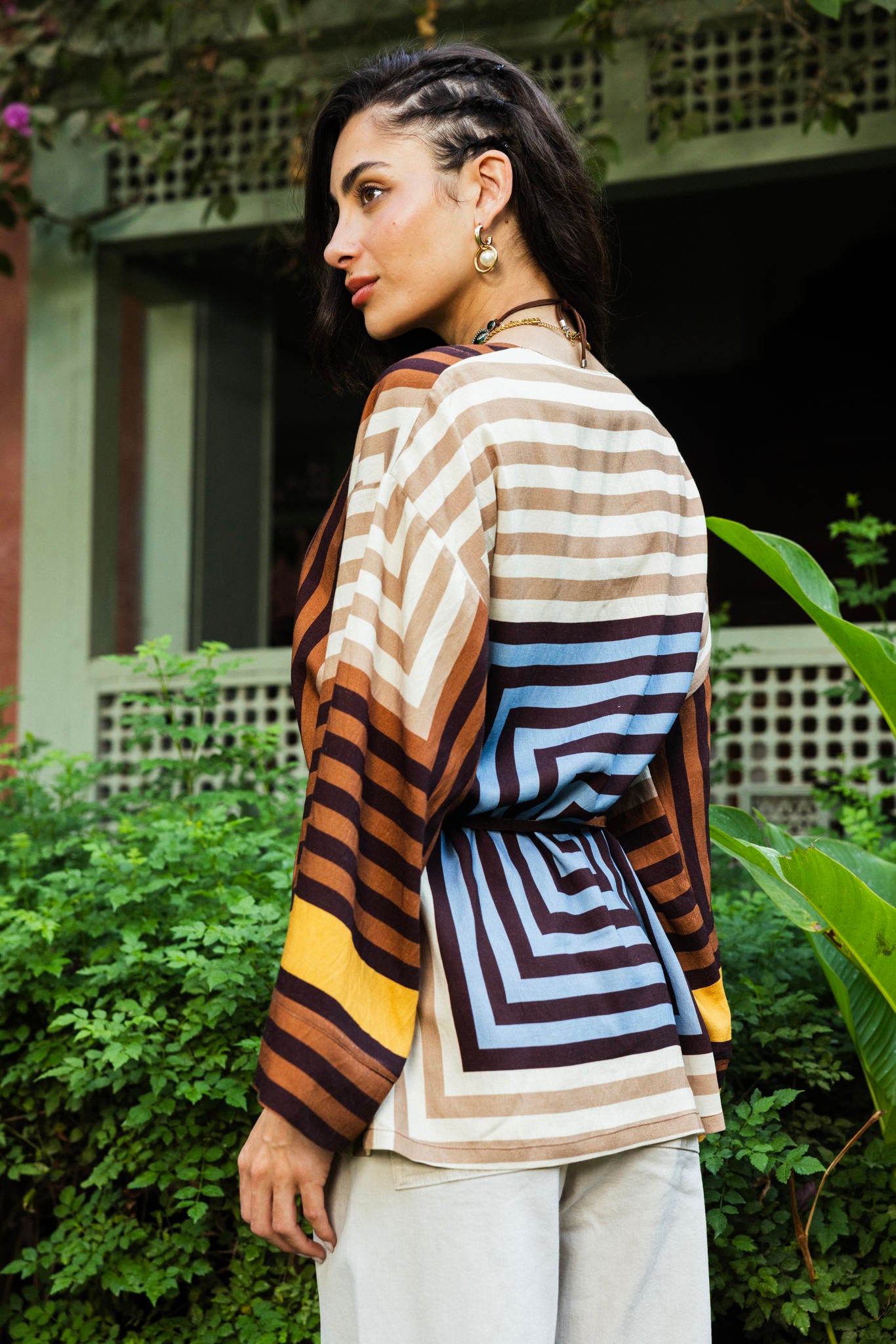 Mixed Lines Cardigan