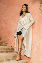 Ruffle Flow Cardigan