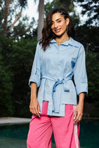 Tie-Waist Shirt