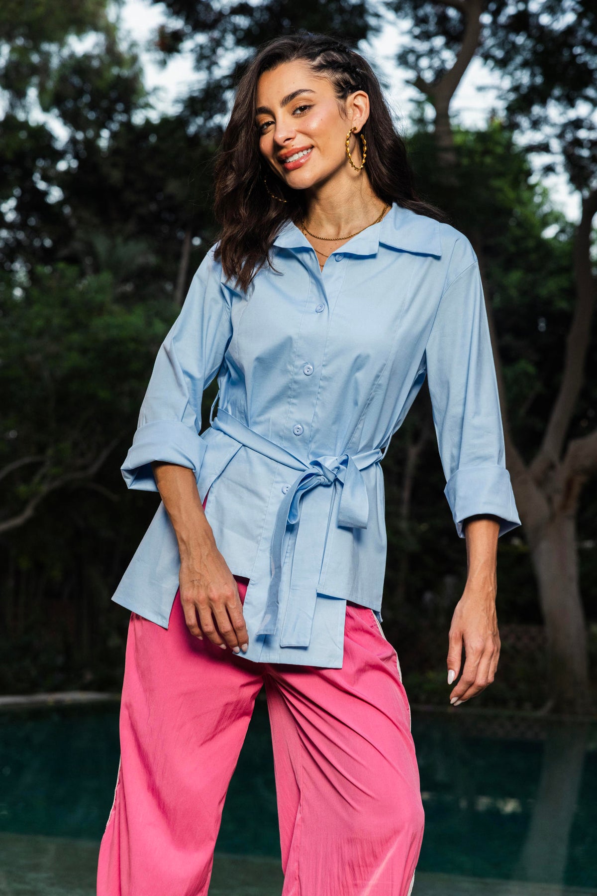 Tie-Waist Shirt