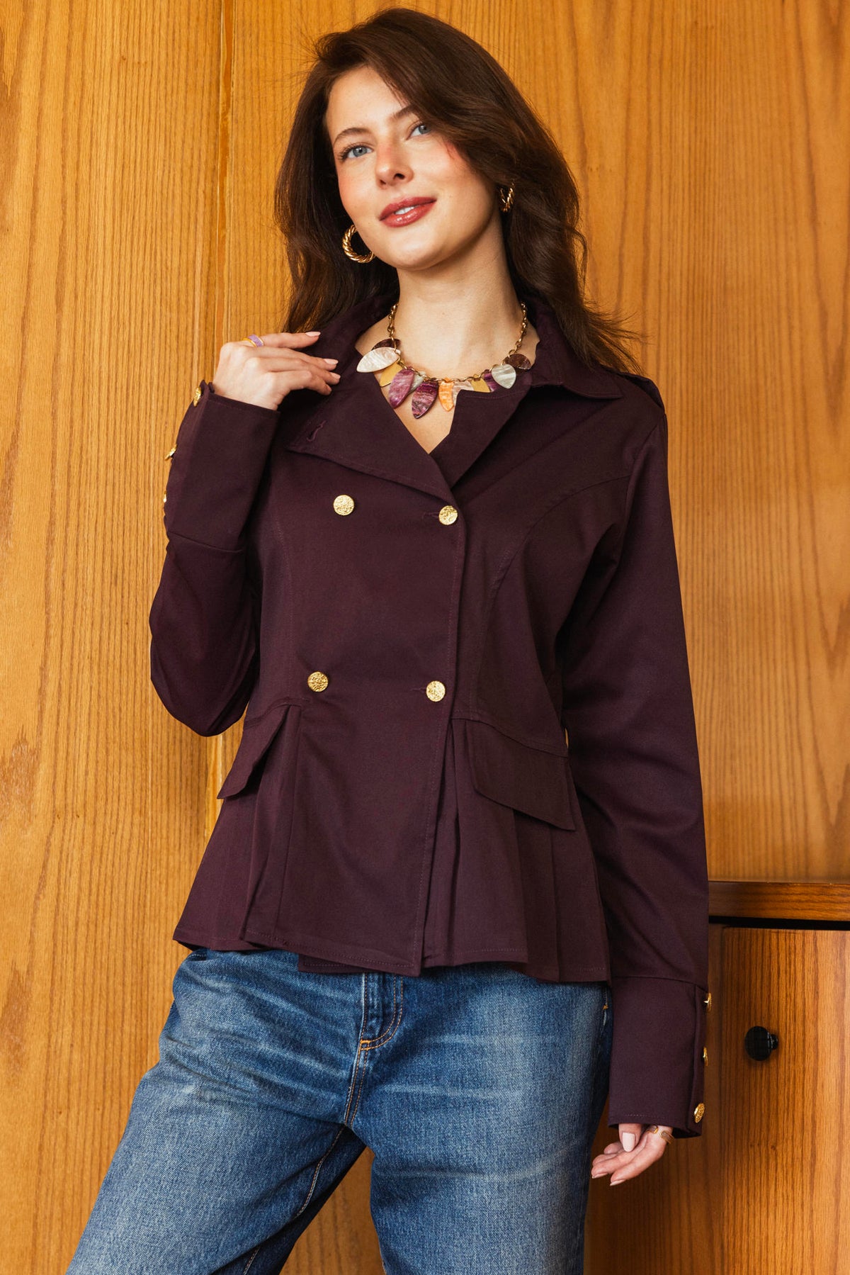 Gold Button Jacket