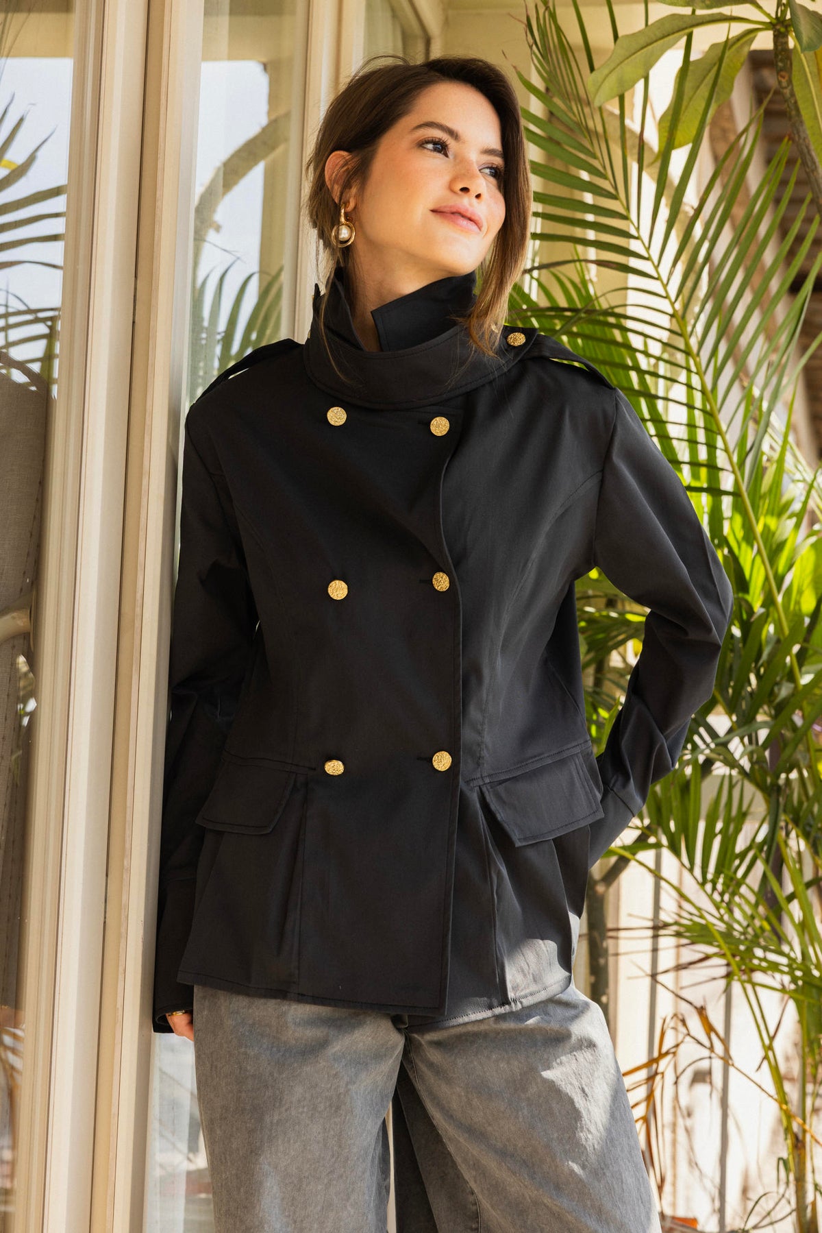 Gold Button Jacket