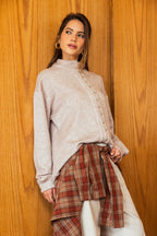 Twist Button Sweater
