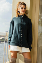 Twist Button Sweater