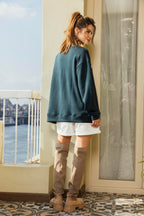 Twist Button Sweater