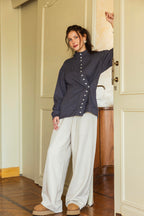 Twist Button Sweater