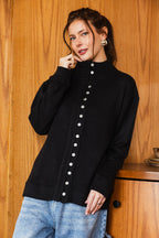 Twist Button Sweater
