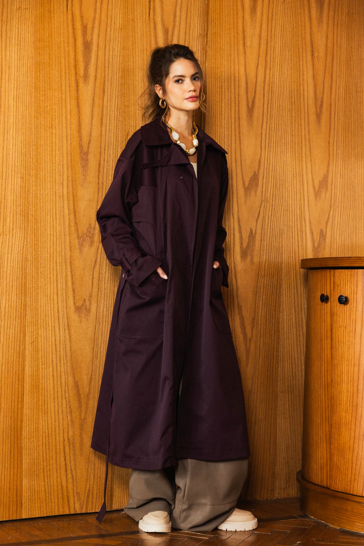 Belted Pocket Coat