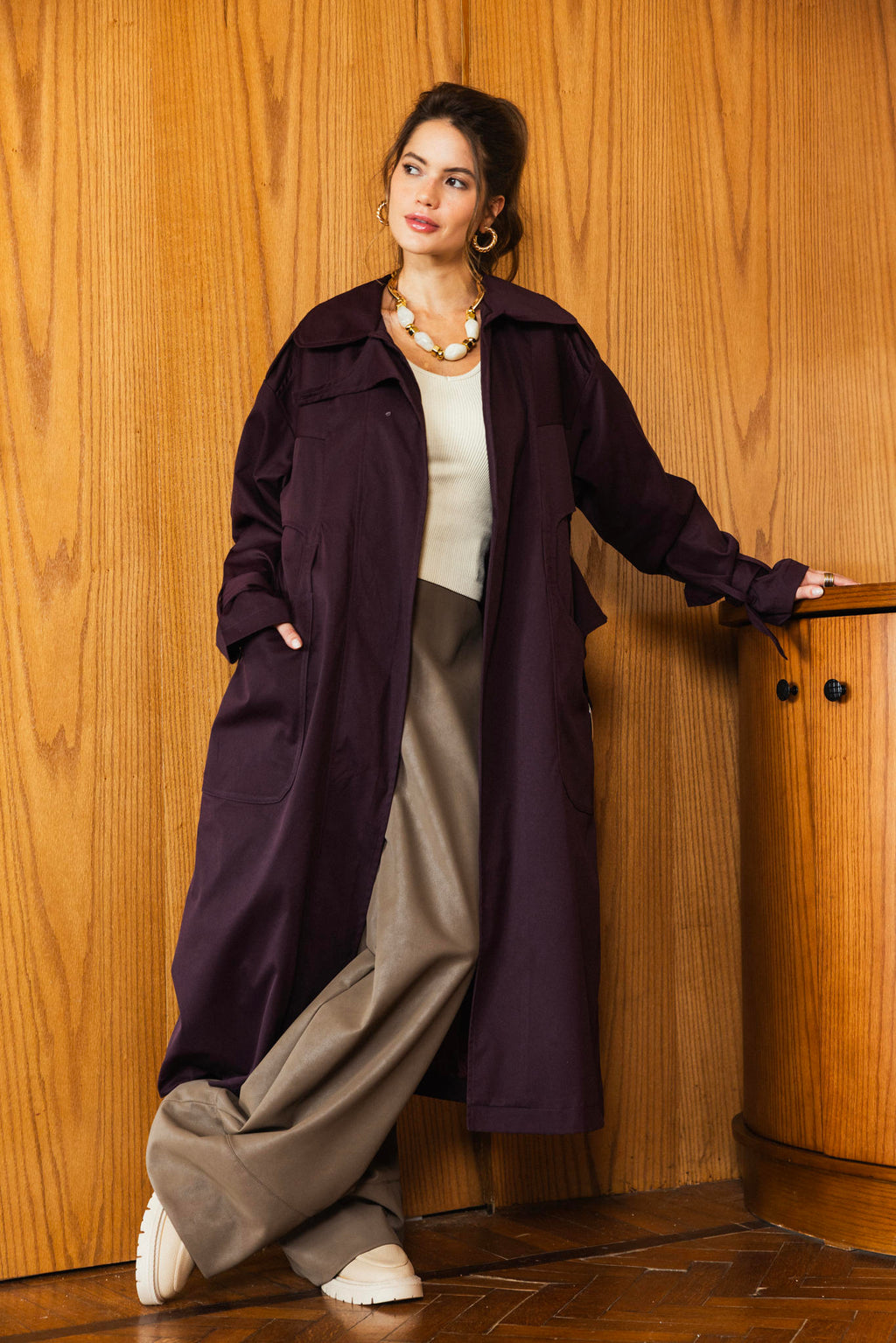 Belted Pocket Coat