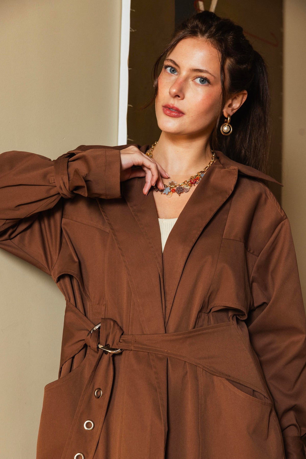 Belted Pocket Coat