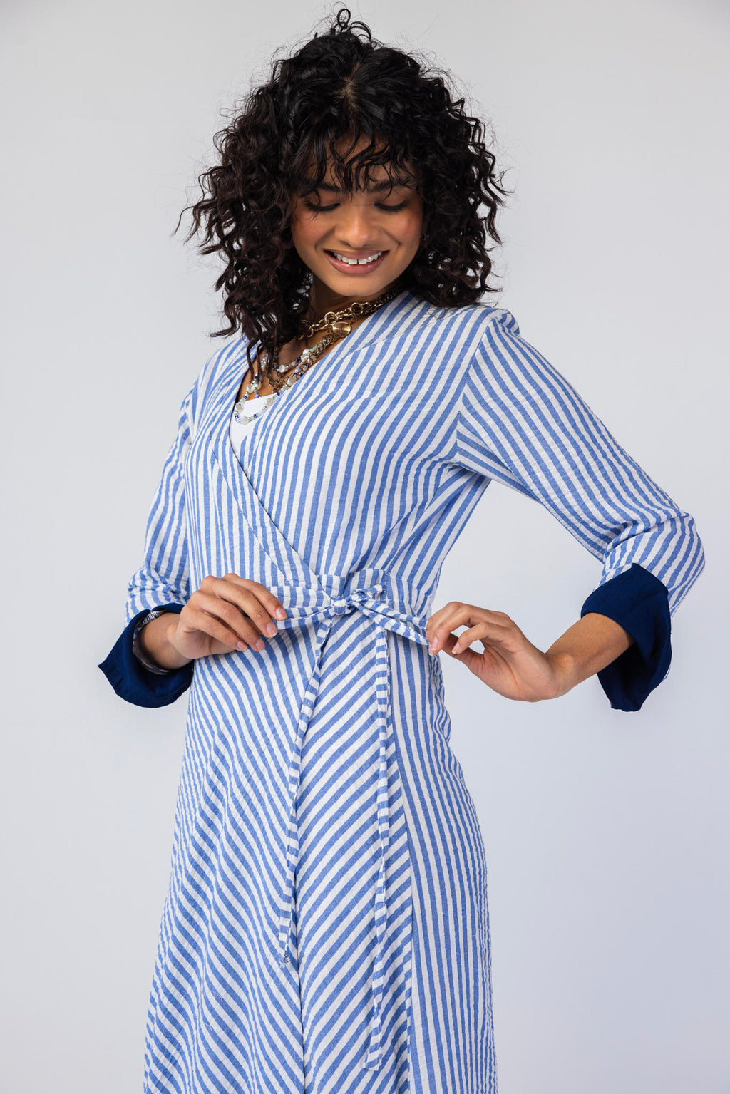 Striped Linen Dress