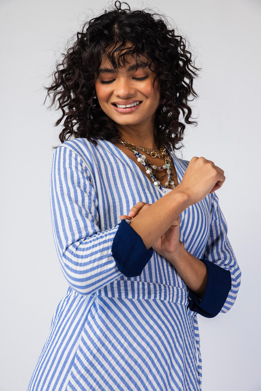 Striped Linen Dress