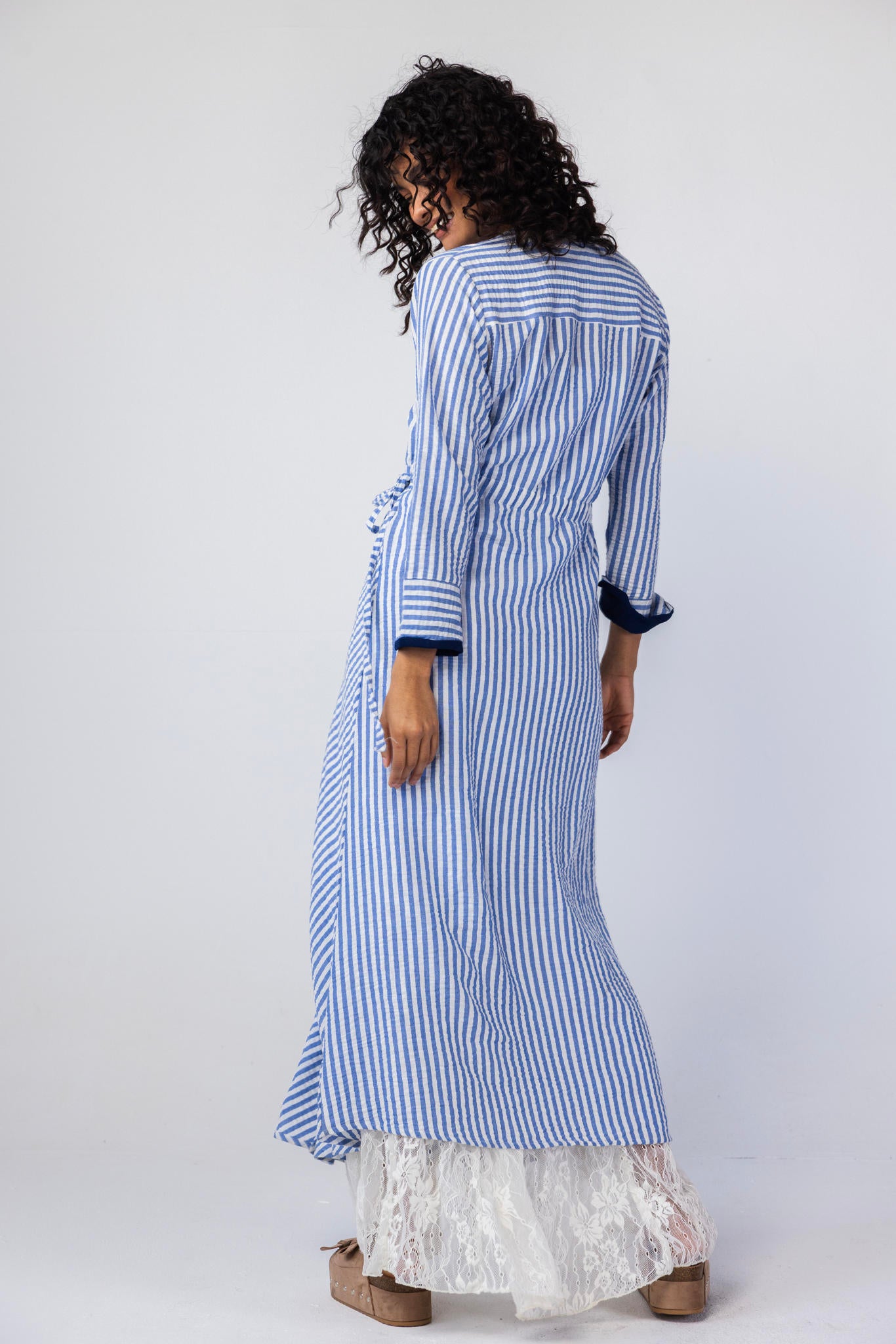 Striped Linen Dress