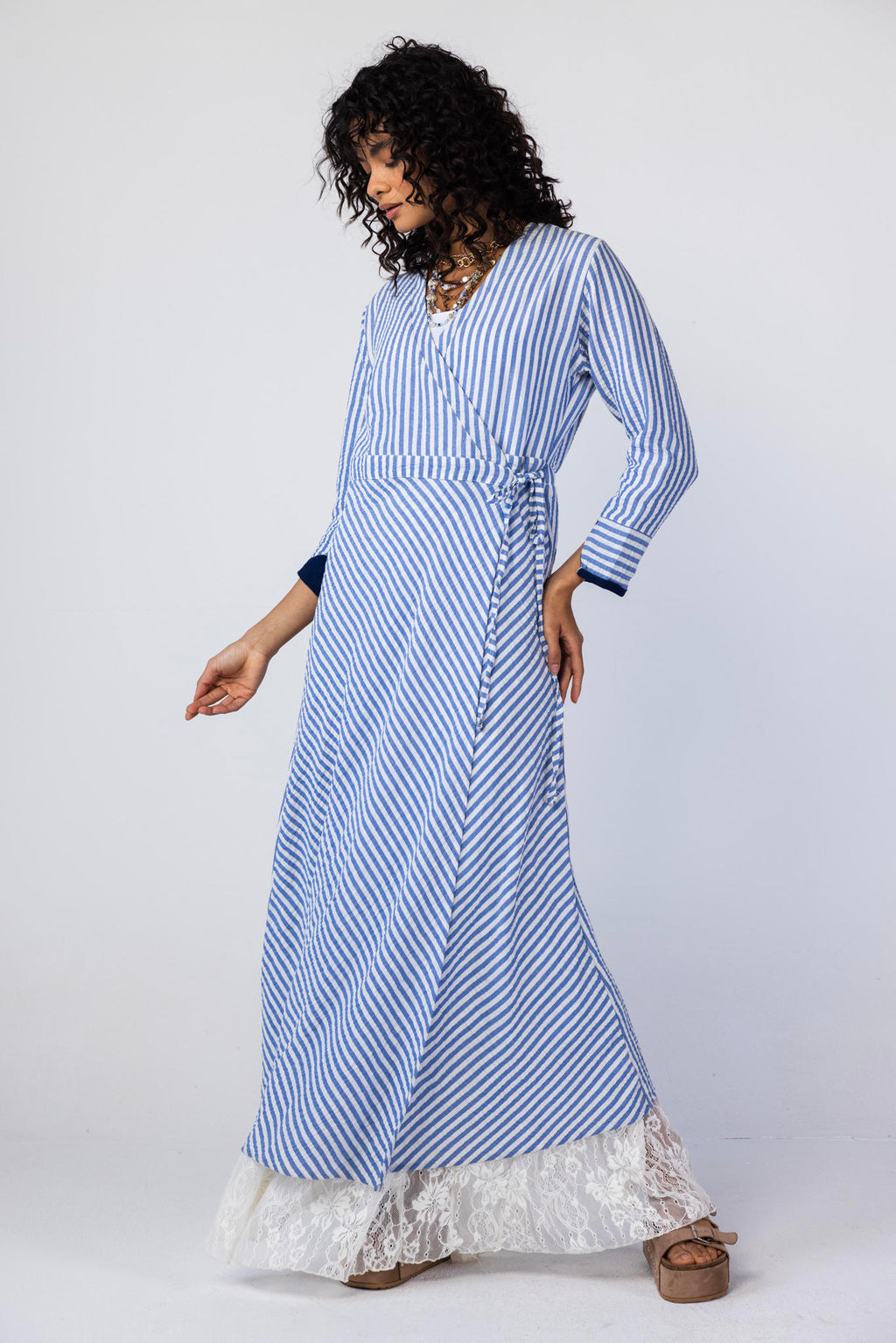 Striped Linen Dress