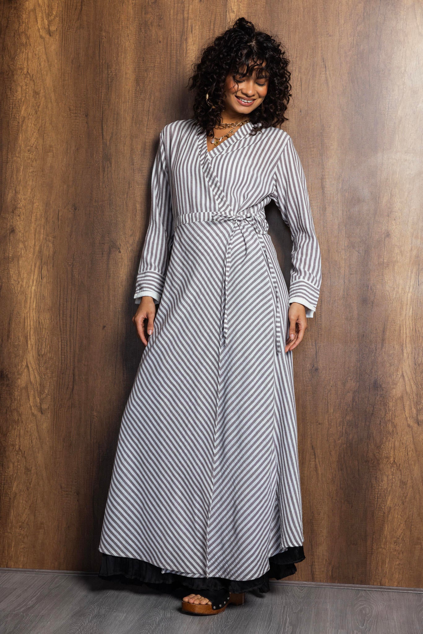 Striped Linen Dress