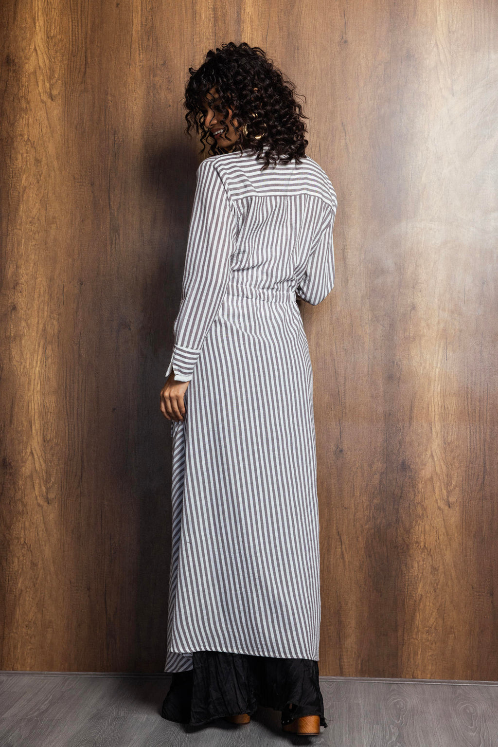 Striped Linen Dress