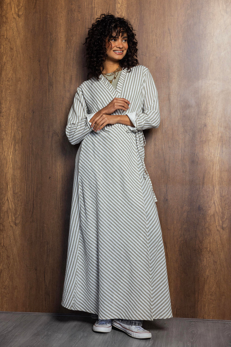 Striped Linen Dress