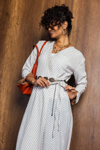 Striped Linen Dress