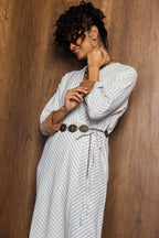 Striped Linen Dress