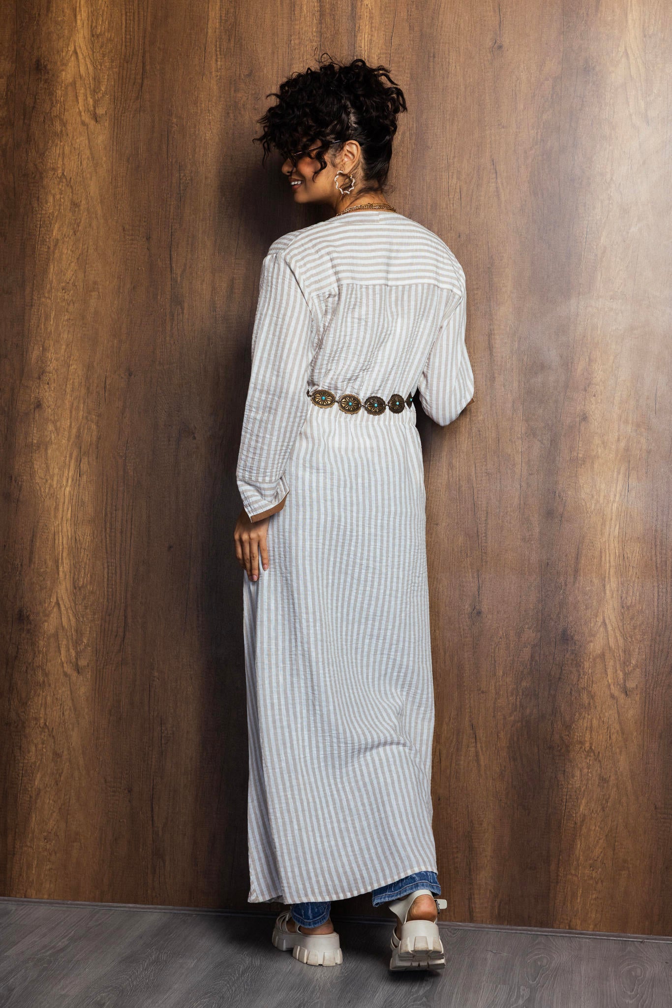Striped Linen Dress