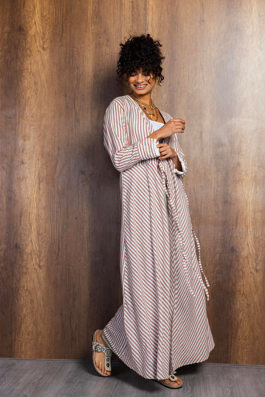 Striped Linen Dress