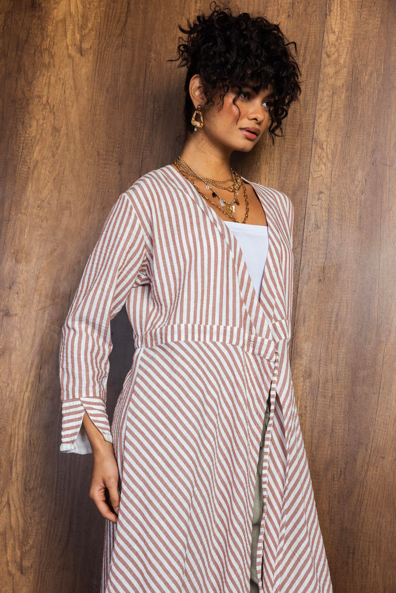 Striped Linen Dress